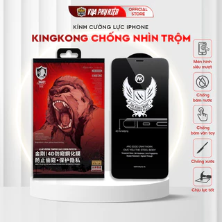 Kính cường lực iphone chống nhìn trộm Full Màn,KK 4D KTMStore, 7/8plus/x/xs/xs max/11/12 pro/11 promax /ip12 promax