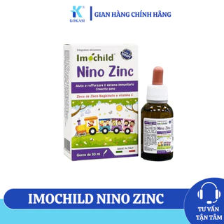 Imochild Nino Zinc Hộp 30ml - Bổ Sung Kẽm Hữu Cơ, Hỗ Trợ Tăng Cường Đề Kháng