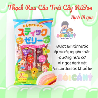 THẠCH RAU CÂU TRÁI CÂY RIBON (date mới nhất)