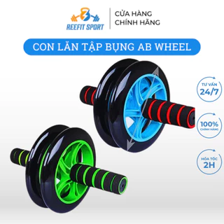 Con lăn tập bụng bánh xe đôi AB Wheel