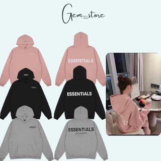 Áo Hoodie ESSENTIALS (full màu) thêu dày dặn Nam Nữ, Áo Khoác Nỉ Unisex hoodie bấm cúc chính hãng chất nỉ bông V03 GEM