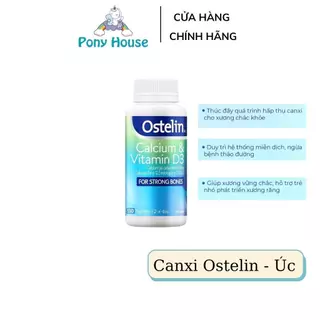 Canxi và Vitamin D3 Ostelin Cho Mẹ Bầu, Sau Sinh Calcium & Vitamin D3 130 viên Úc