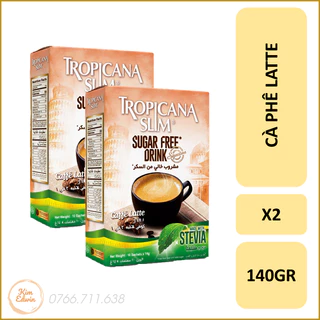 [Combo-2] Cà Phê Ăn Kiêng TropicanaSlim Latte (140gr)