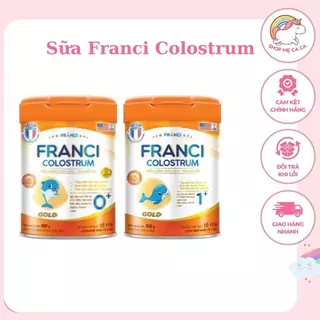 Sữa Franci Colostrum Gold 0+, 1+ 800g date mới nhất