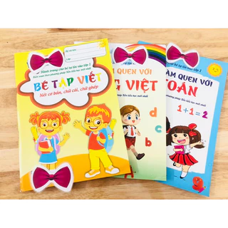 Combo 3 Sách Tiền Tiểu Học Cho Bé