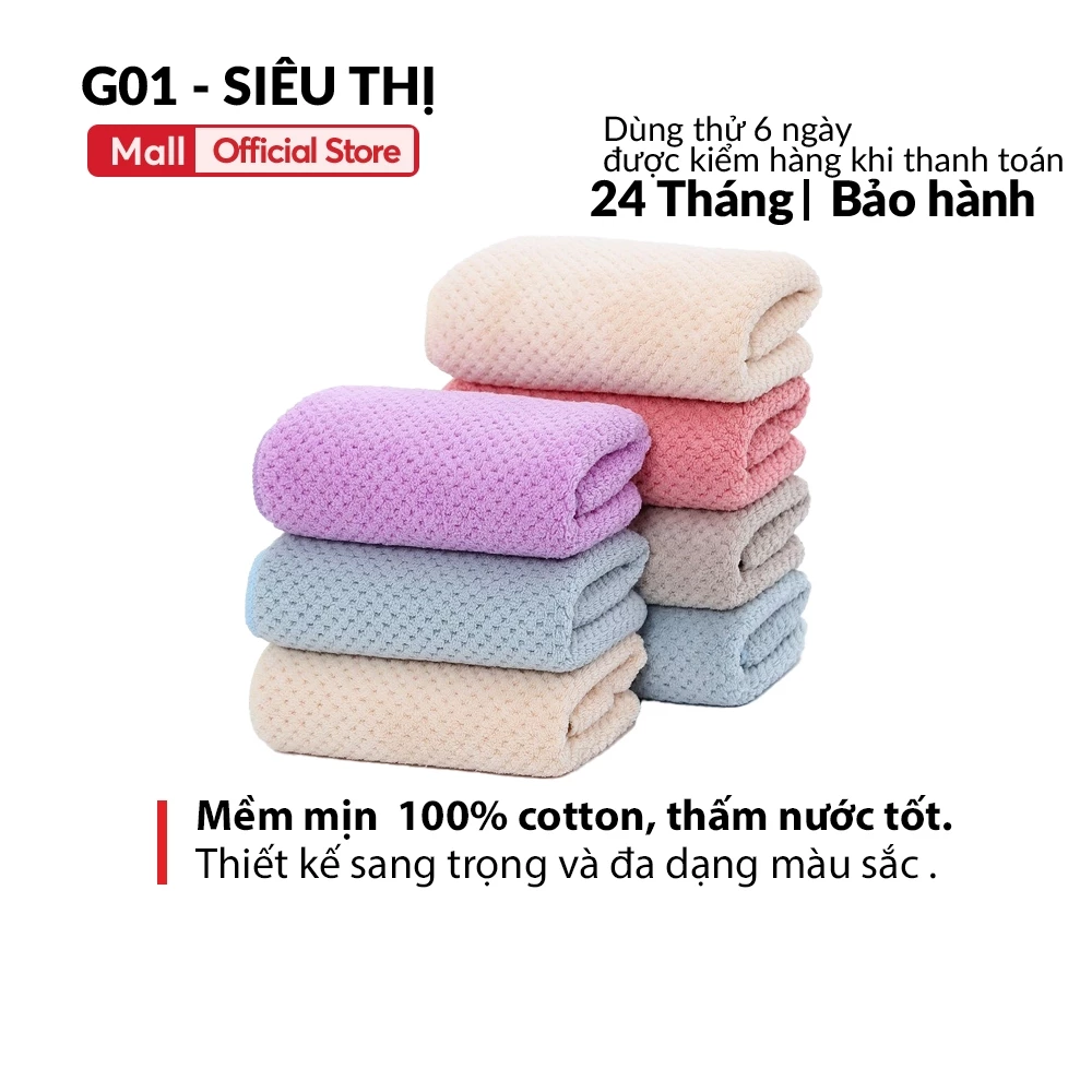 Khăn tắm lông cừu Hàn Quốc G01 cao cấp, size to 70X140cm thấm hút tốt