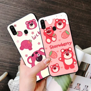 Ốp lưng Samsung a11 / ss m11 in hình gấu dâu siêu cute