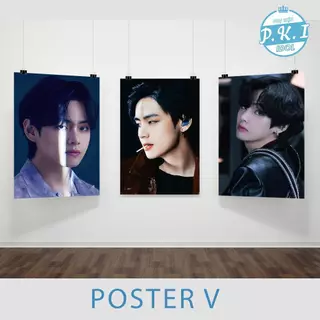 Poster V BTS - Ảnh Kim Tae-hyung Dán Tường Siêu Xinh