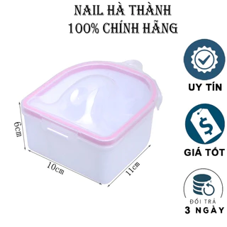 Bát ngâm tay làm nail 2 lớp