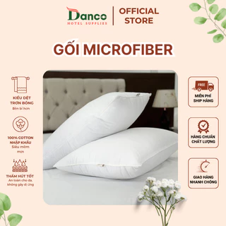 [Hàng loại 1 cao cấp] Ruột Gối Nằm Khách Sạn 5 Sao - Bông MICROFIBER Lông Vũ Nhân Tạo Deluxe Pillow Êm Ái - FULL SIZE