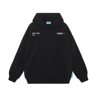 áo hoodie local brand RAINDZY, áo hoodie nỉ bông cotton nam nữ form rộng unisex HD002