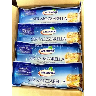 Phomai Mozzarella Mleko Kéo Sợi Khối Nguyên 2.5kg (Hàng Ba Lan)