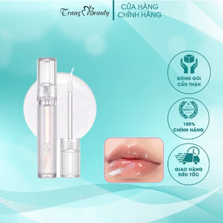 Son bóng không màu mịn mượt có nhũ Hàn Quốc Romand Glasting Water Gloss 4.5g