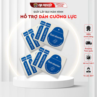 Giấy lấy bụi màn hình điện thoại hỗ trợ dán cường lực. Vua Phụ Kiện Điện Thoại