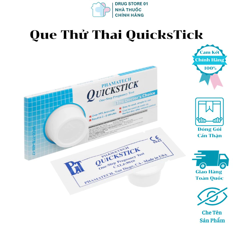 Que thử thai Quickstick One-step Pregnancy Test