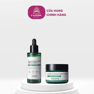 COMBO Serum + Kem Dưỡng Da Some By Mi AHA-BHA-PHA 30 Days Miracle