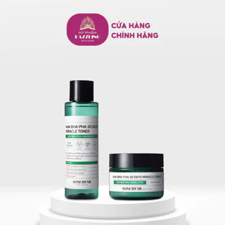 Combo Toner + Kem Dưỡng Some By Mi AHA-BHA-PHA 30 Days Miracle