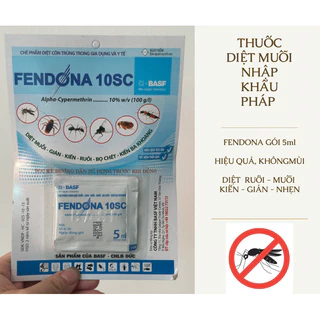 Fendona 10SC - Diệt Ruồi, Muỗi, Kiến, 3 khoang, Gián, Tẩm màn, mùng, Không mùi, An Toàn, Hiệu Quả