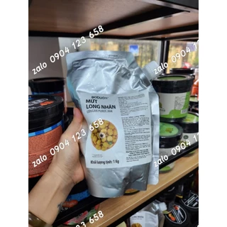 Mứt sốt LONG NHÃN BODUO túi 1kg pha trà trái cây thơm ngon - trà nhãn cần có