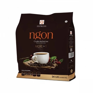 Cà phê sữa Ngon Trần Quang 480g (24 gói dài * 20g)