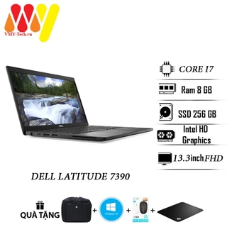 Laptop Dell 7390 màn hình 13.3 Full HD cảm ứng cao cấp, Core i7, Ram 8gb, ổ cứng SSD 256gb, laptop siêu lướt cao cấp 99%