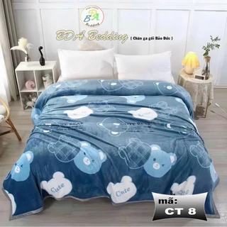 Chăn tuyết nhung, chăn sữa hàng loại đẹp, size 2m2x2m