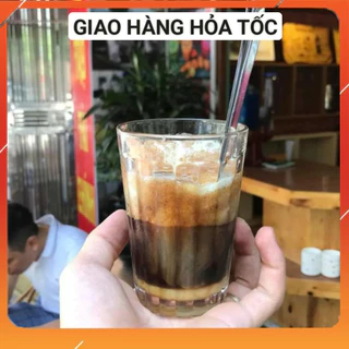 Cốc thủy tinh sọc thấp uống cafe ly thủy tinh trà đá bộ 6 cái 280ml Chính hãng Lotus Glass