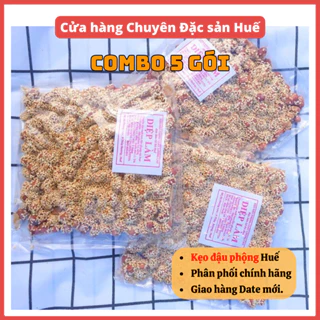 5 gói Kẹo Đậu Phộng Mè (150gr/gói) - Đặc Sản Huế