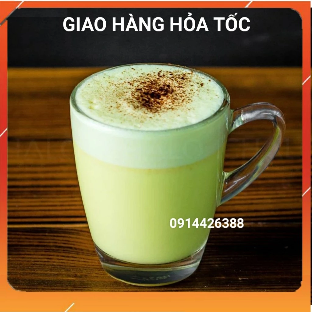 Cốc thủy tinh có quai uống cafe trà nóng bộ 6 cái 320ml chính hãng TháiLan UG 343
