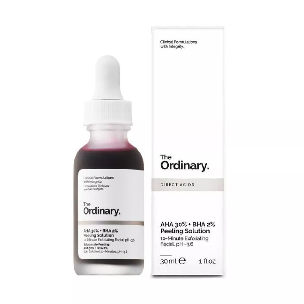 Tinh Chất Peel da The Ordinary AHA 30%+BHA 2% Peeling Solution 30ml