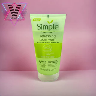 Sữa Rửa Mặt Simple Kind To Skin Refeshing Facial Wash Gel 150ml