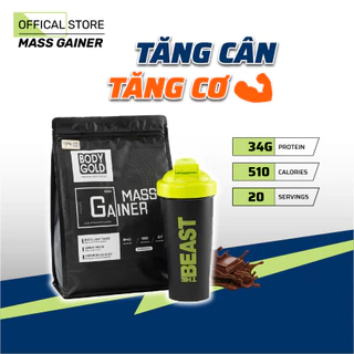 Sữa Tăng cân Tăng cơ [CÓ BÌNH LẮC] Mass Body Gold Túi 1,5Kg