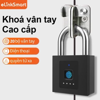 Elinksmart Khoá vân tay ổ khóa chống trộm khóa thông minh chuyên dụng cho cửa cổng sân vườn cao cấp