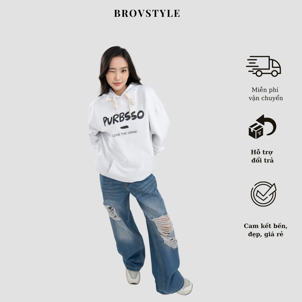 Áo hoodie unisex in chữ màu sắc năng động