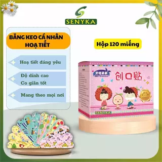 Băng cá nhân cute mini 120 miếng không thấm nước Betagogo CN025