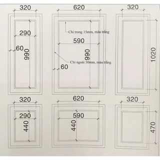 sét phào chỉ nhựa cắt theo kích thước tường 2m5*2m4