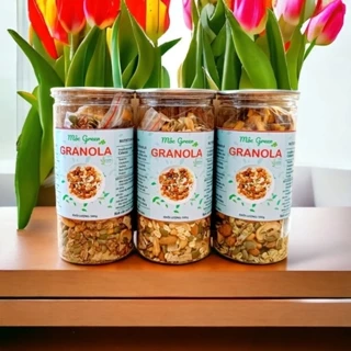 Granola Ăn Kiêng Nhiều Hạt 500g Ngũ Cốc Ăn Kiêng Không Đường