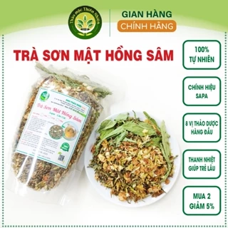 Trà sơn mật hồng sâm Sapa nguyên chất 100 % tốt cho dạ dày, ổn định đường huyết [500g - 1kg] l Kho thảo mộc thiên nhiên