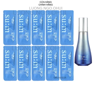 Gói tinh chất cấp nước phục hồi và thu nhỏ lỗ chân lông Bluemune Essence Su:m37° Water-full