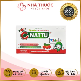 ✅[Chính Hãng] Cốm Nattu Kids - Bổ sung vitamin C, tăng sức đề kháng cho bé