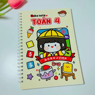 TAKENOTE (sỉ, lẻ) - SỔ TAY TOÁN LỚP 4 - (KHỔ A5)