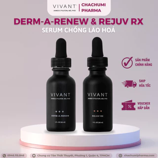 Serum Vivant Rejuv Rx và Derm-A-Renew giảm rãnh nhăn, phục hồi da, chống lão hóa 30ml