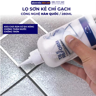 Lọ Sơn Kẻ Chỉ Gạch Công Nghệ HQ 280ml - Keo Chà Ron Sứ Đa Năng