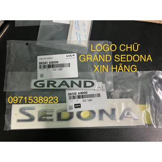 2 BỘ LOGO GRAND SEDONA XỊN CHÍNH HÃNG 86341-A9000. 86312-A9000 giá rẻ