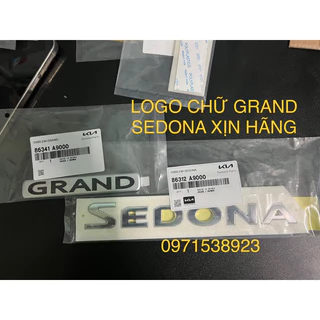 2 BỘ LOGO GRAND SEDONA XỊN CHÍNH HÃNG 86341-A9000. 86312-A9000