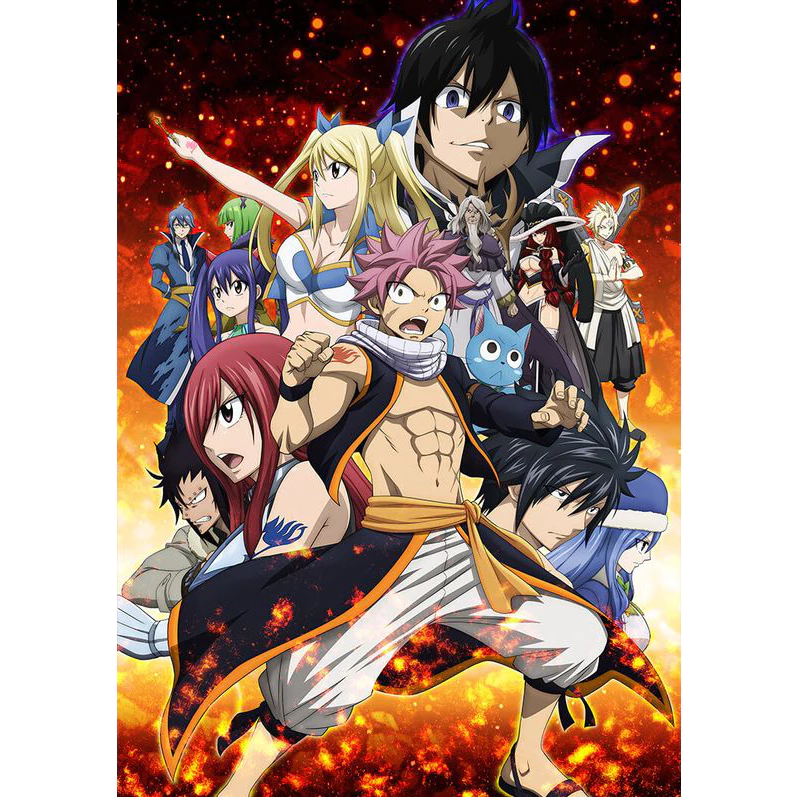 Poster cao cấp Fairy Tail Hội Pháp Sư tranh dán tường anime trang trí, decor phòng xinh xắn