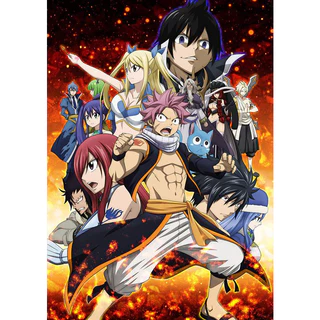 Poster cao cấp Fairy Tail Hội Pháp Sư tranh dán tường anime trang trí, decor phòng xinh xắn