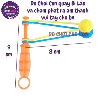 Đồ chơi con quay bi lắc va chạm phát ra âm thanh bằng nhựa cho bé