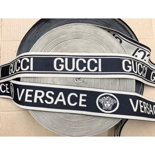 Thun thời trang thương hiệu VERSA-GUCCI rộng 5cm, may dây nịt thun, lưng quần, váy