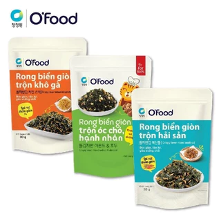 Combo 2 gói Rong biển trộn cơm vị ofood 40g  ( khô gà , óc chó , hải sản)